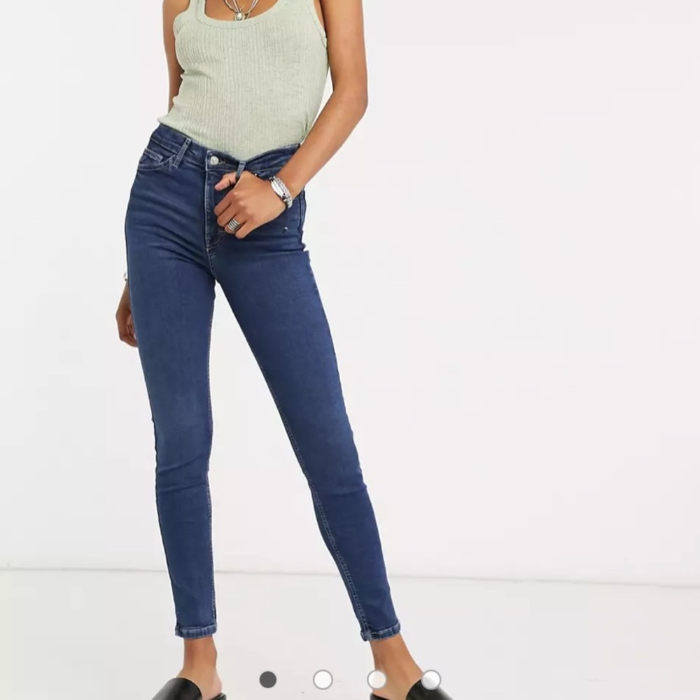 Topshop moto Jamie high-waisted skinny jean size 28